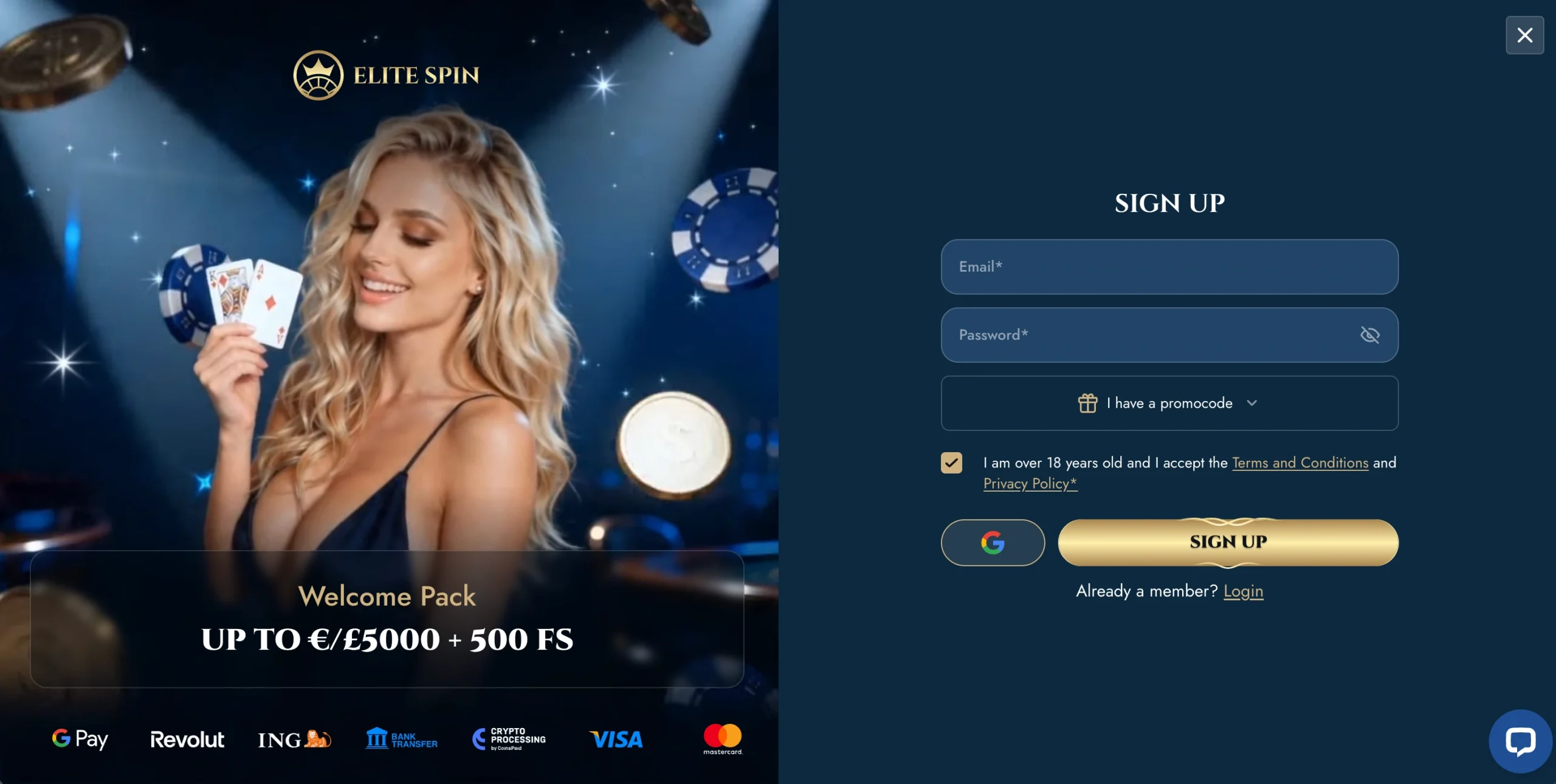 Elitespin Casino — Complete speelervaring